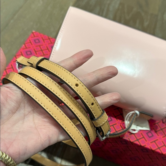 Tory Burch Light Pink Crossbody Bag with Tan Accents - Picture 5 of 10